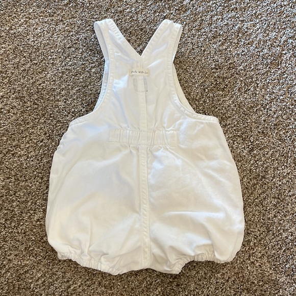 Baby Gap White Denim Bubble Size 6-12 Months - Picture 2 of 2